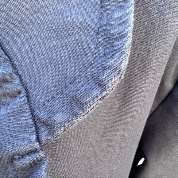 Merona Black Button Front Overcoat Jacket Lined Button Pockets & Back Women's XL - Picture 8 of 9